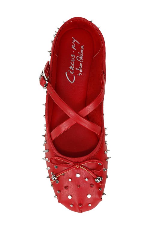 Shop Circus Ny By Sam Edelman Zuri Stud Mary Jane Flat In Riviera Red