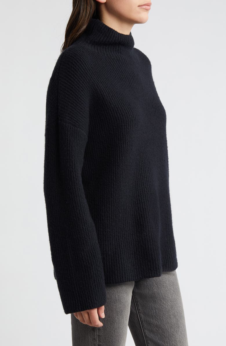 Treasure & Bond Relaxed Turtleneck Cotton Blend Sweater | Nordstrom