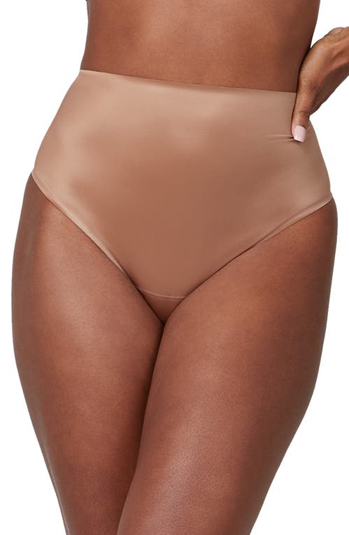 SPANX® SPANX Shaping Satin Thong in Cafe Au Lait