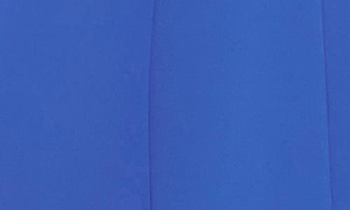 London Times Button Tab Fit & Flare Dress In Olymp Blue