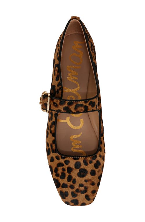 Sam Edelman Michaela Mary Jane Flat Granada Tan Leather In Granada Tan