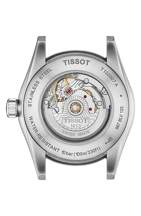 Tissot T-my Automatic Bracelet Watch & Leather Strap Gift Set, 29.3mm In White Mother Of Pearl