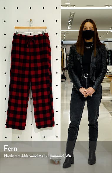 men's scotch plaid flannel sleep pants