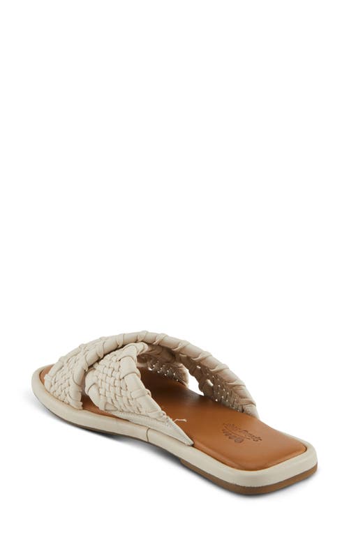 Shop Spring Step Montauk Slide Sandal In Ivory