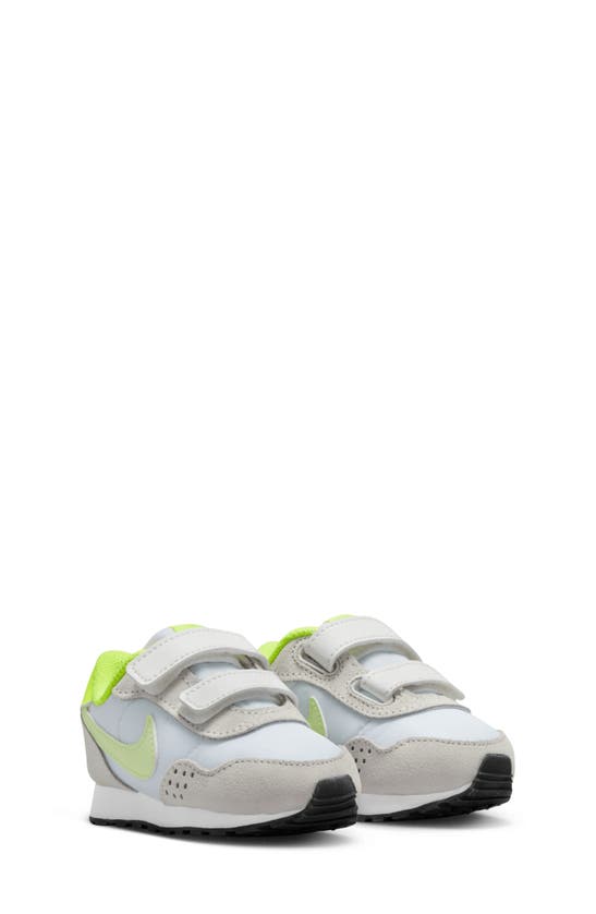 Nike Kids' Md Valiant Sneaker In White/ Volt/ White/ Volt