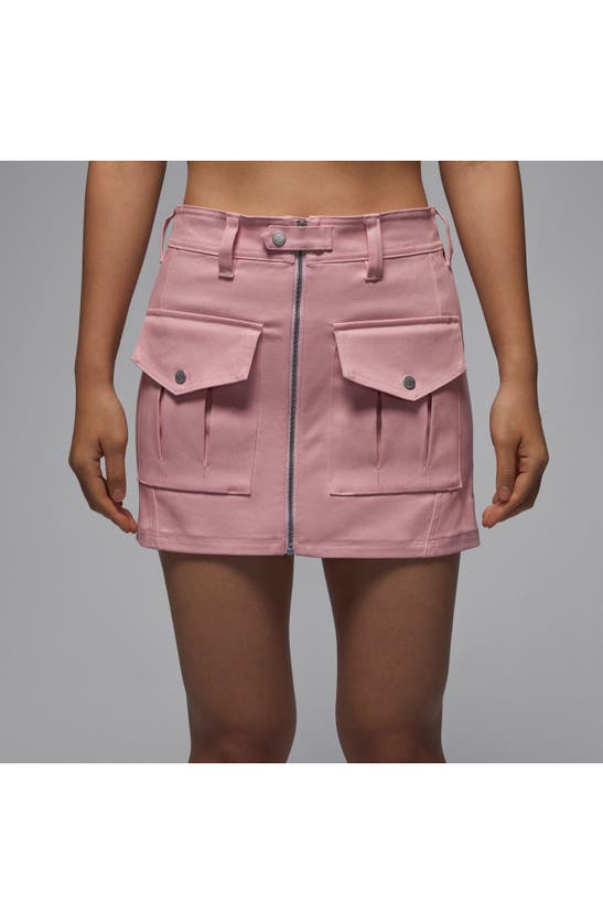 Shop Jordan Utility Miniskirt In Pink Glaze