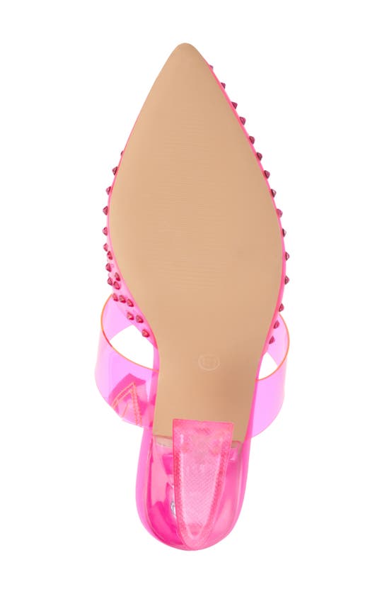 Shop Fashion To Figure Jazz Pointed Toe Pump In Neon Pink