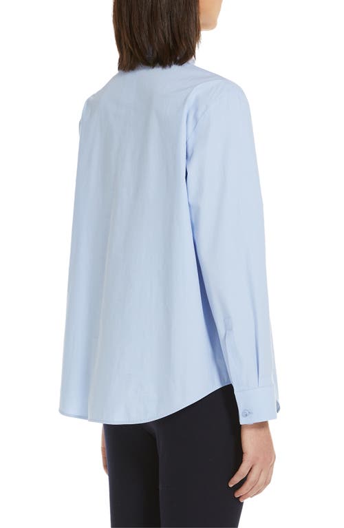 MAX MARA MAX MARA LEISURE ANTILLE COTTON BUTTON-UP SHIRT 