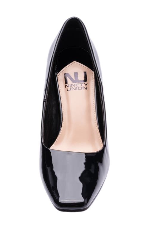Ninety Union Blast Square Toe Pump In Black