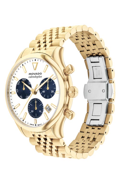 MOVADO MOVADO CALENDOPLAN BRACELET CHRONOGRAPH WATCH, 43MM 