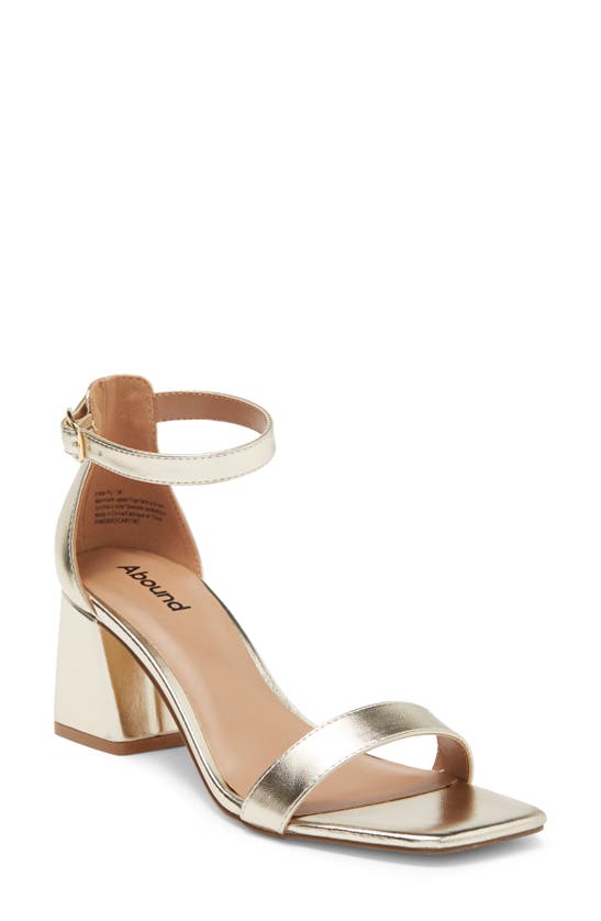 Abound Finn Ankle Strap Sandal In Gold Metallic