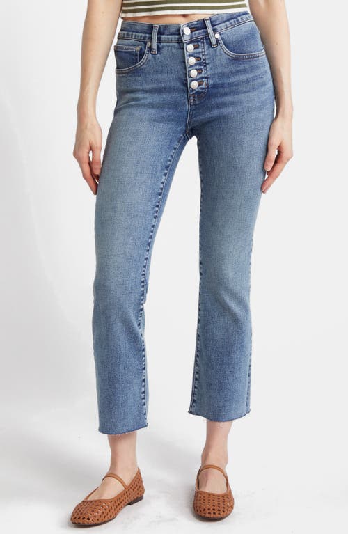 Shop Madewell Kick Out Crop Jeans In Brinton Wash