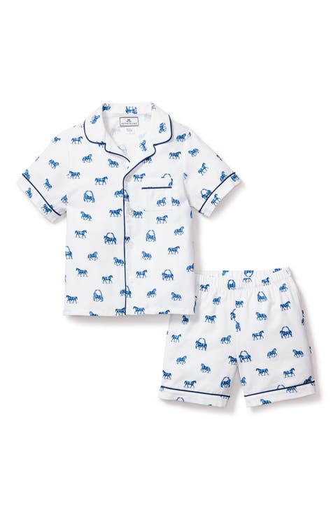Kids' Horse Print Two-Piece Short Pajamas (Toddler, Little Kid & Big Kid)