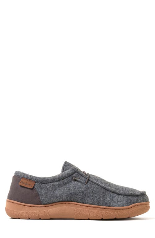 Dearfoams Mens Memory Foam Slip-on Slippers In Gray