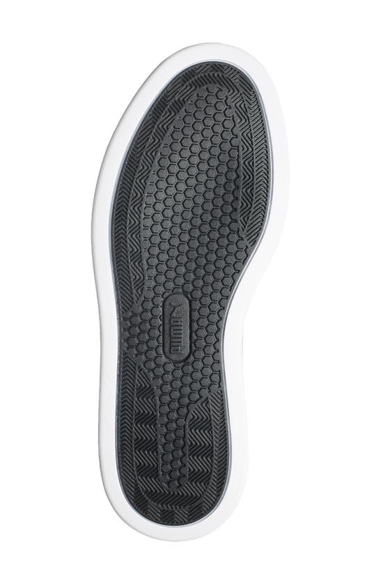 Puma Smash V3 Platform Sneaker In Black-white-gold