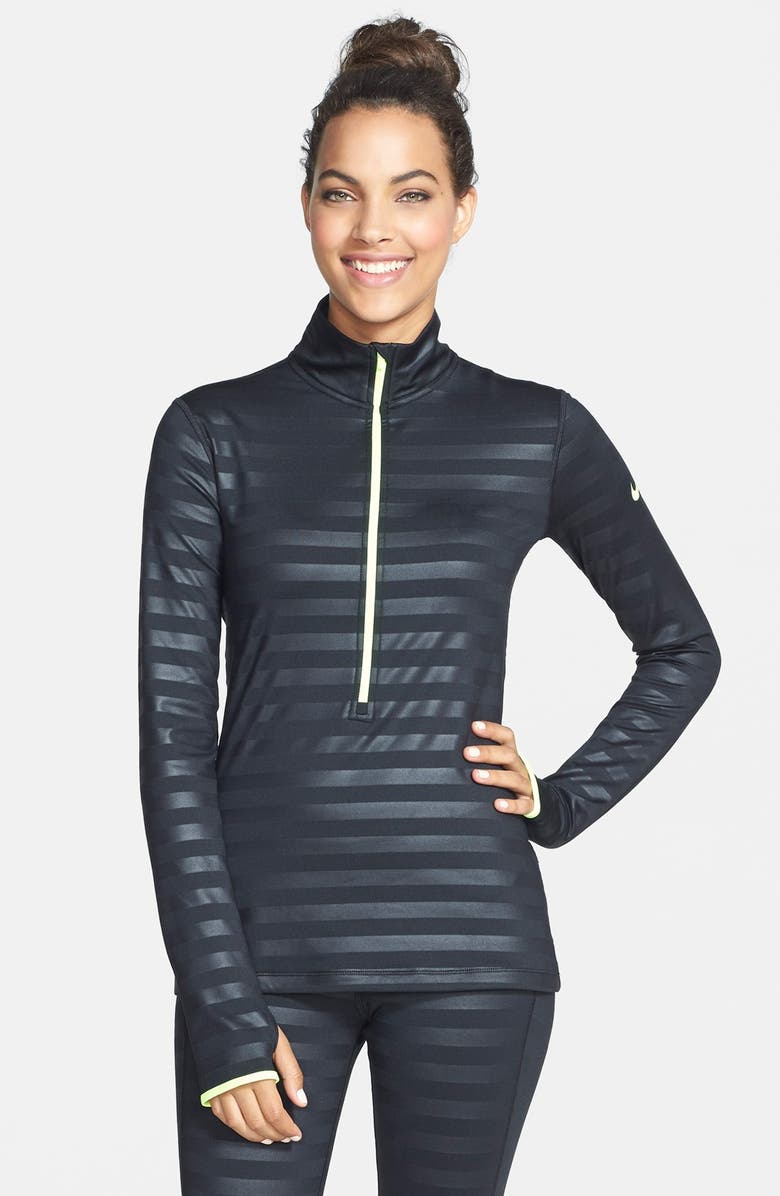 Nike stripe half zip Clearance