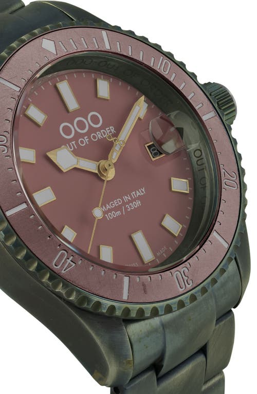 Out Of Order Casanova Bracelet Watch In Pink