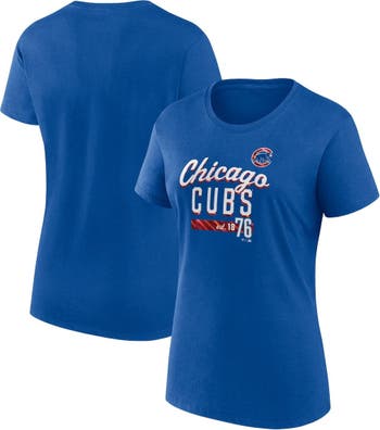 FANATICS Women's Fanatics Branded White Chicago Cubs Long Sleeve T
