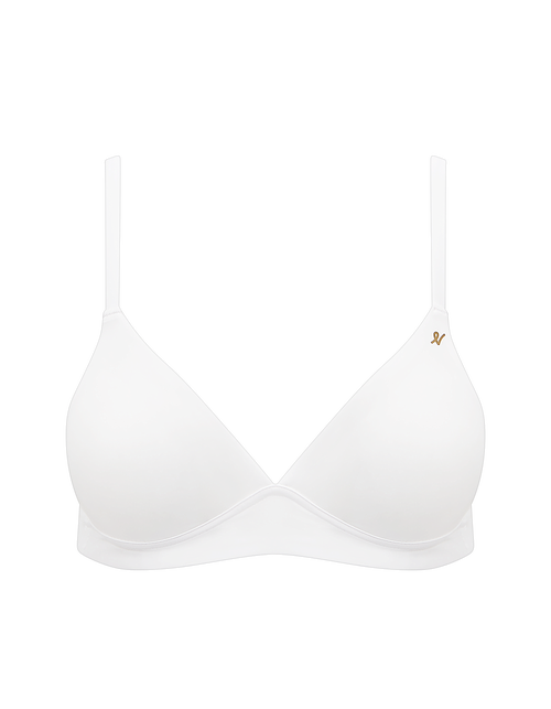 Nudea The Stretch Easy Does It Bralette In White
