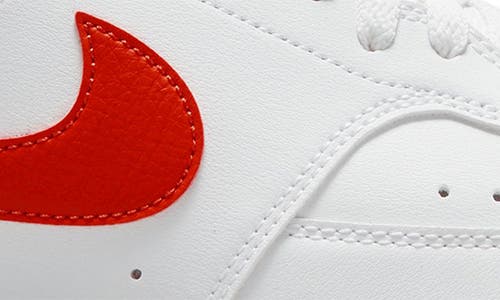 Shop Nike Court Vision Low Sneaker In White/university Red