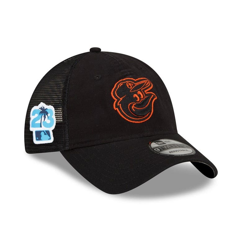 NEW ERA NEW ERA BLACK BALTIMORE ORIOLES 2023 SPRING TRAINING 9TWENTY ADJUSTABLE HAT