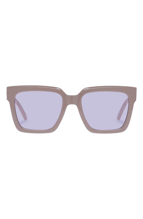 Le Specs Trampler 54mm Square Sunglasses in Putty at Nordstrom