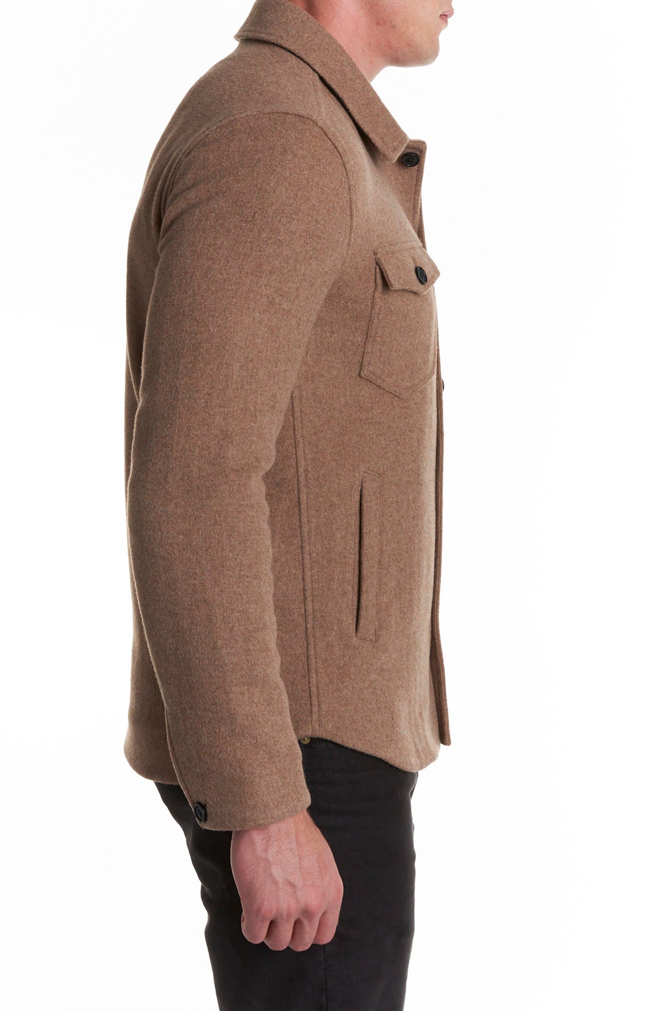 Billy Reid Mo Wool Blend Shirt Jacket 
