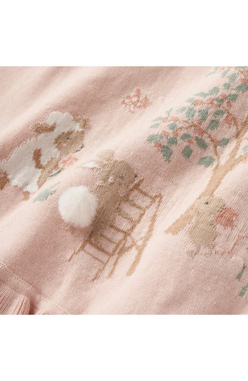 ELEGANT BABY ELEGANT BABY GARDEN PICNIC COTTON KNIT BLANKET 