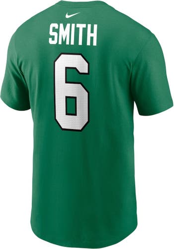 Youth Nike DeVonta Smith Midnight Green Philadelphia Eagles Super Bowl LVII  Name & Number T-Shirt