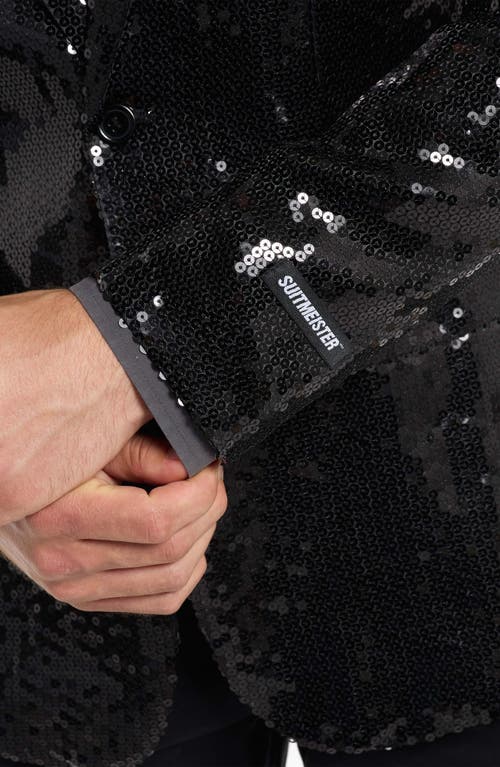 Opposuits Sequin Sport Coat In Black