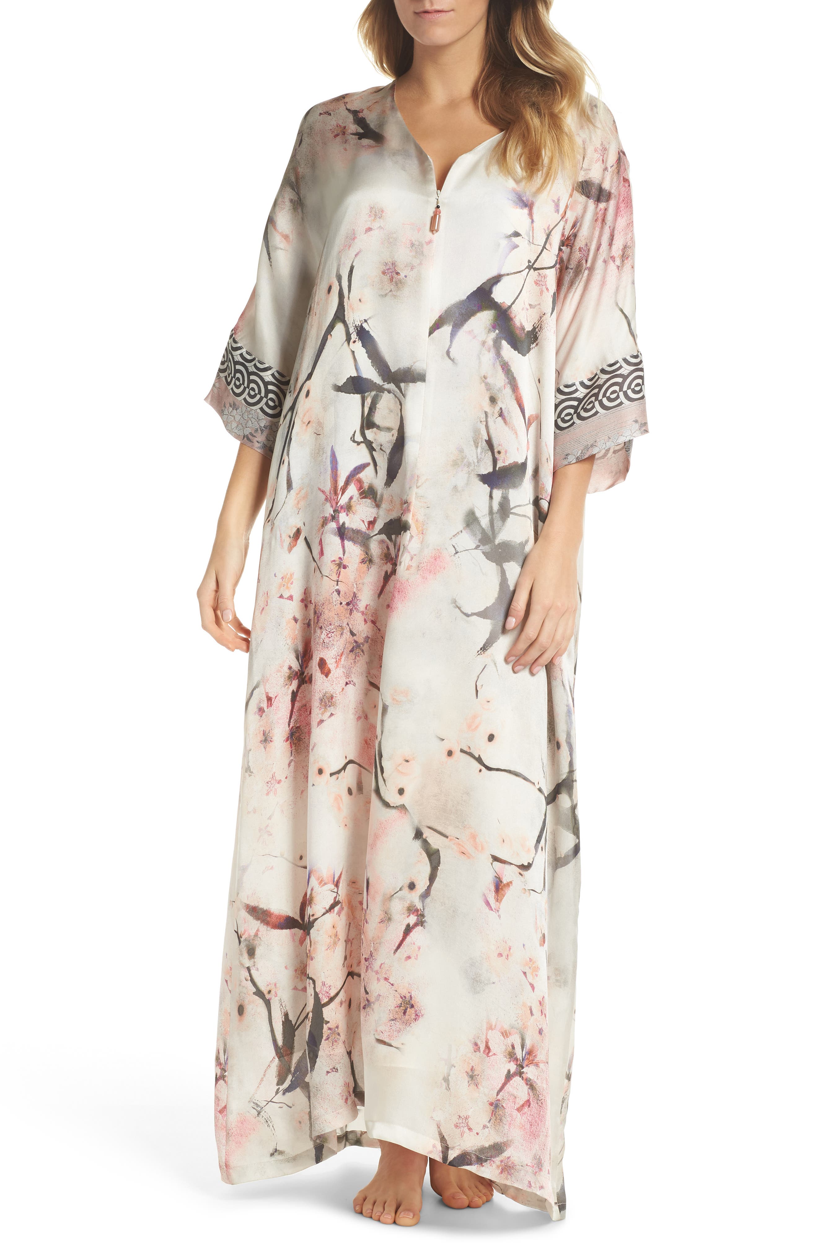 silk caftan