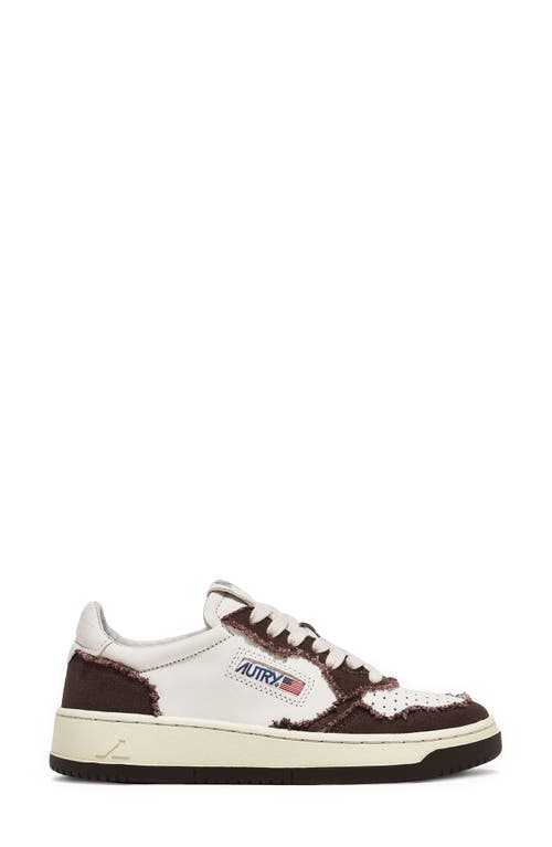 Autry Medalist Low Sneaker In Brown