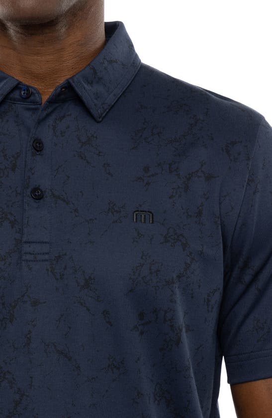 Shop Travismathew Warmer Tides Polo In Total Eclipse