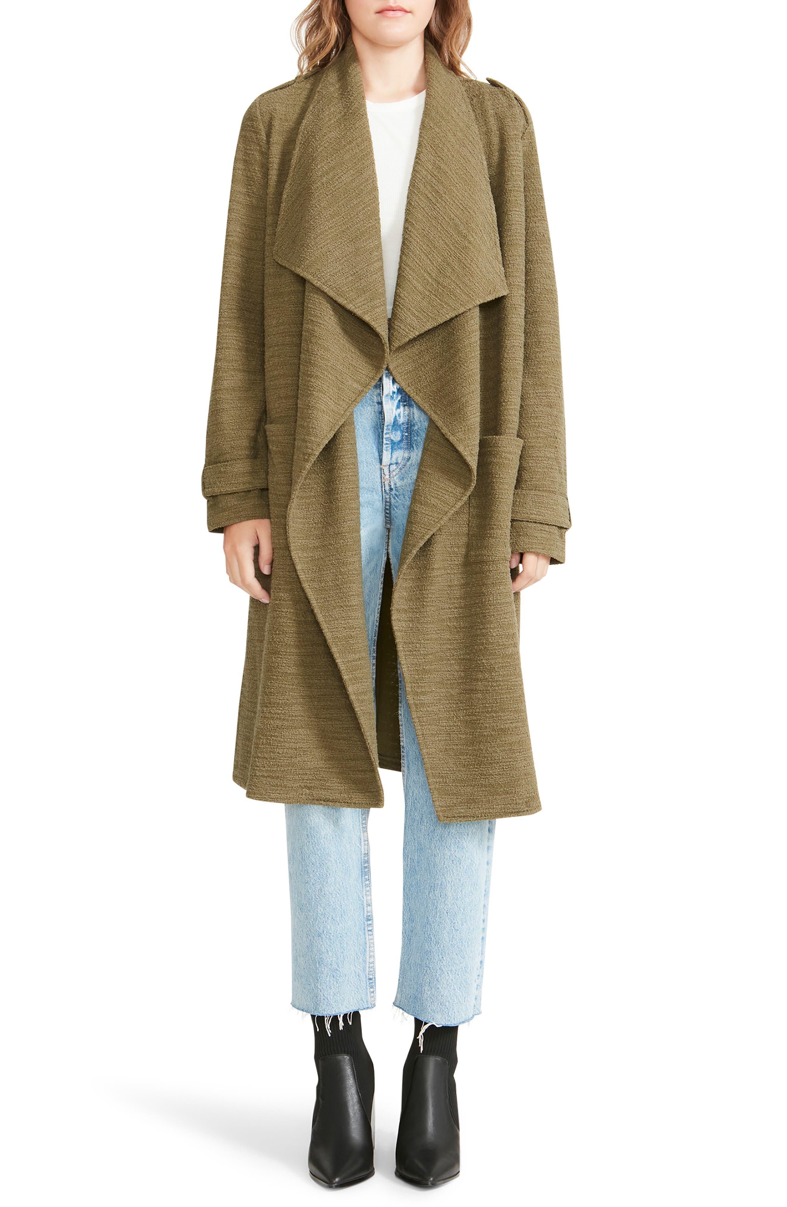 open trench coat