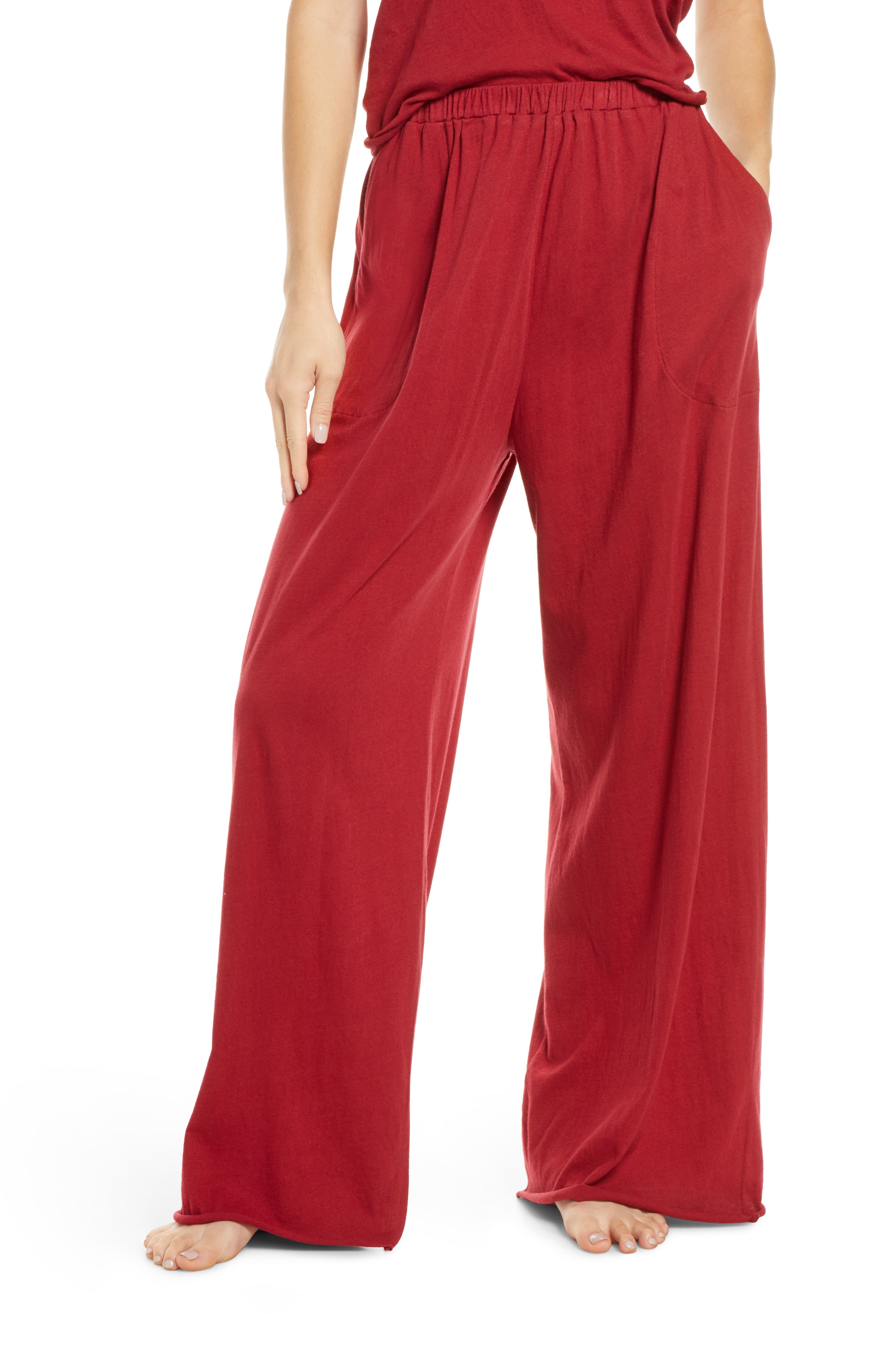 THE GREAT. The Wide Leg Lounge Pants Nordstrom