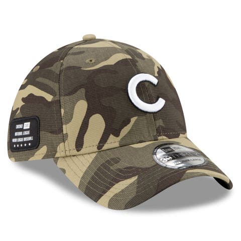 Chicago Cubs New Era Honor Trucker 9TWENTY Adjustable Hat - Camo