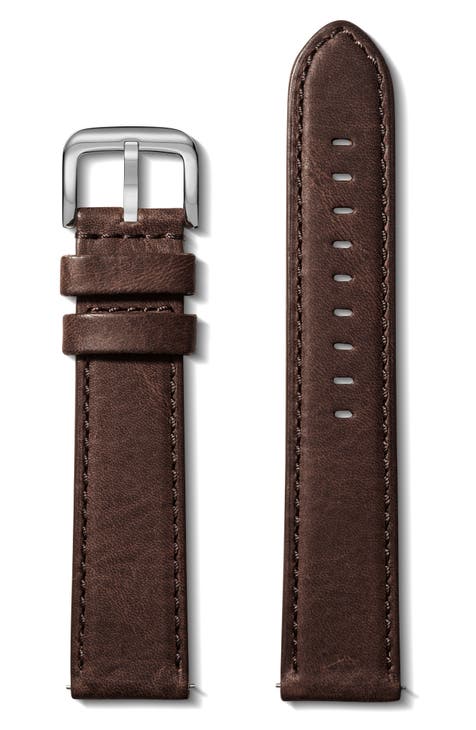 Shinola Men's Outrigger Leather Watchband