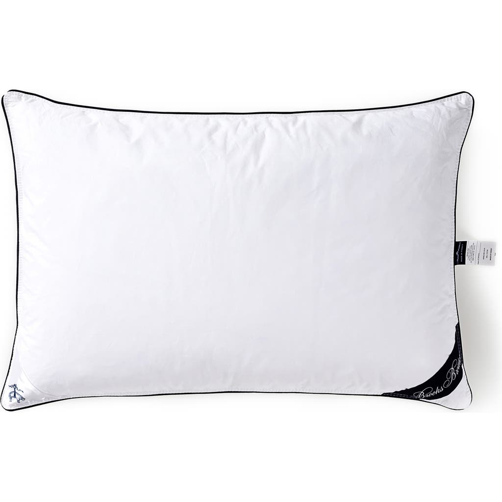 Shop Brooks Brothers Goose Down Pillow In White