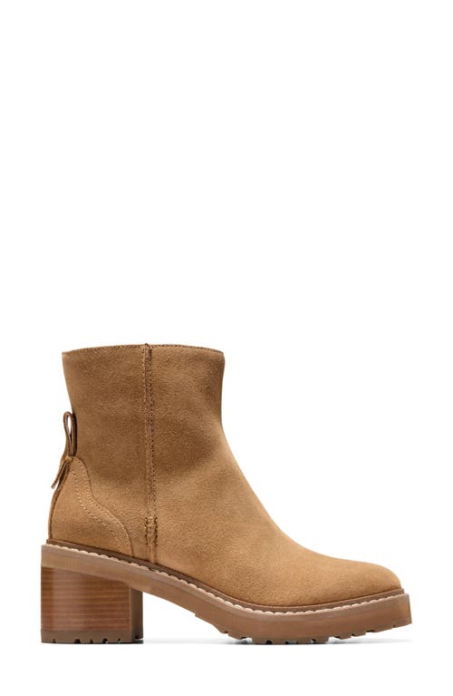 Shop Cole Haan Gillian Waterproof Bootie In Desert Suede