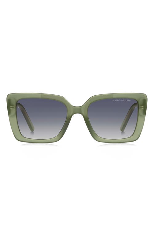 Marc Jacobs 52mm Gradient Square Sunglasses in /Grey Shaded at Nordstrom