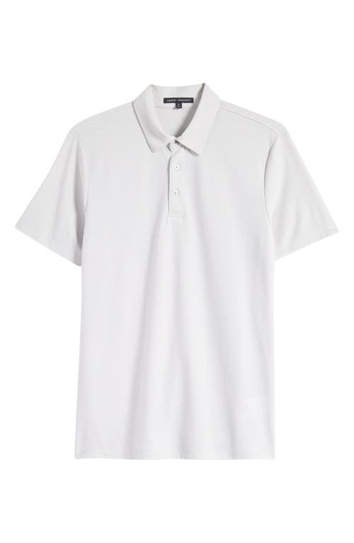 Shop Robert Barakett Renewer Cotton Blend Piqué Polo In Grey