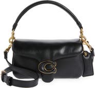 Pillow tabby leather handbag Coach Black in Leather - 36332294