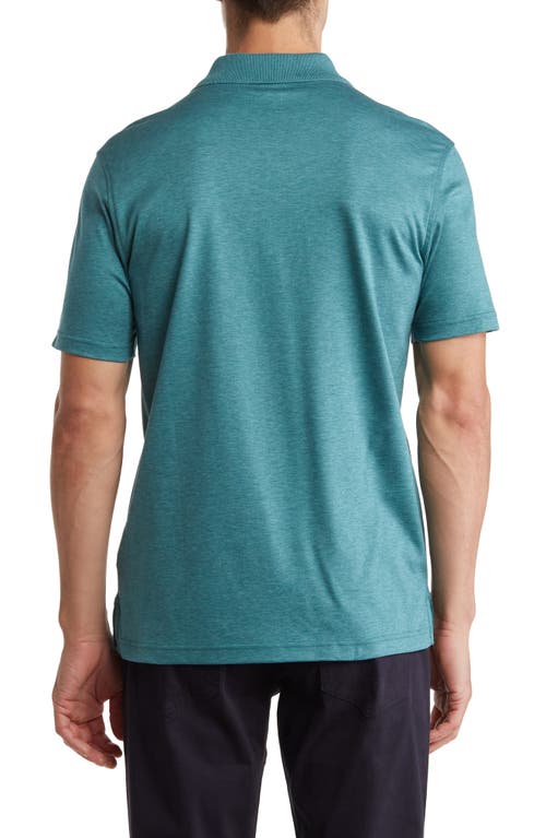 Shop Brooks Brothers Solid Golf Polo In Teal
