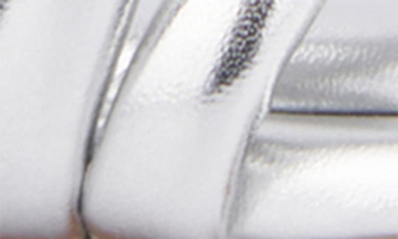 Fashion To Figure Ohara Strappy Block Heel Sandal In Silver