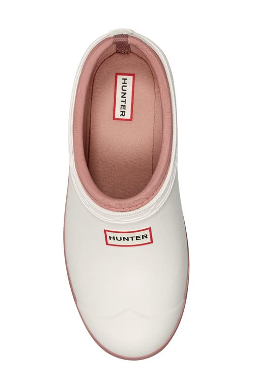 Shop Hunter Neoprene Gardener Clog In British Ice/rococo Blush