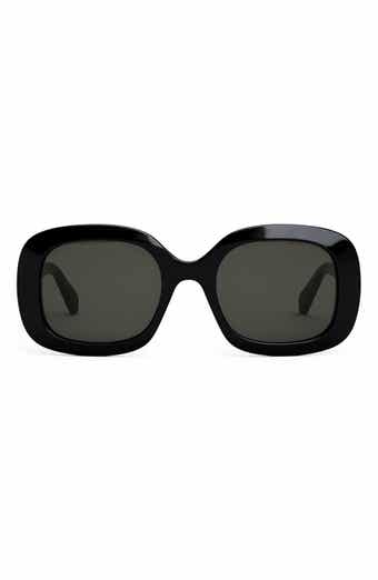 CELINE Triomphe Square-Frame Acetate Sunglasses