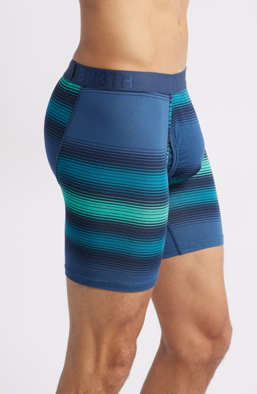 Shop Bn3th Classic Icon Boxer Briefs In Rhythm Stripe-navy