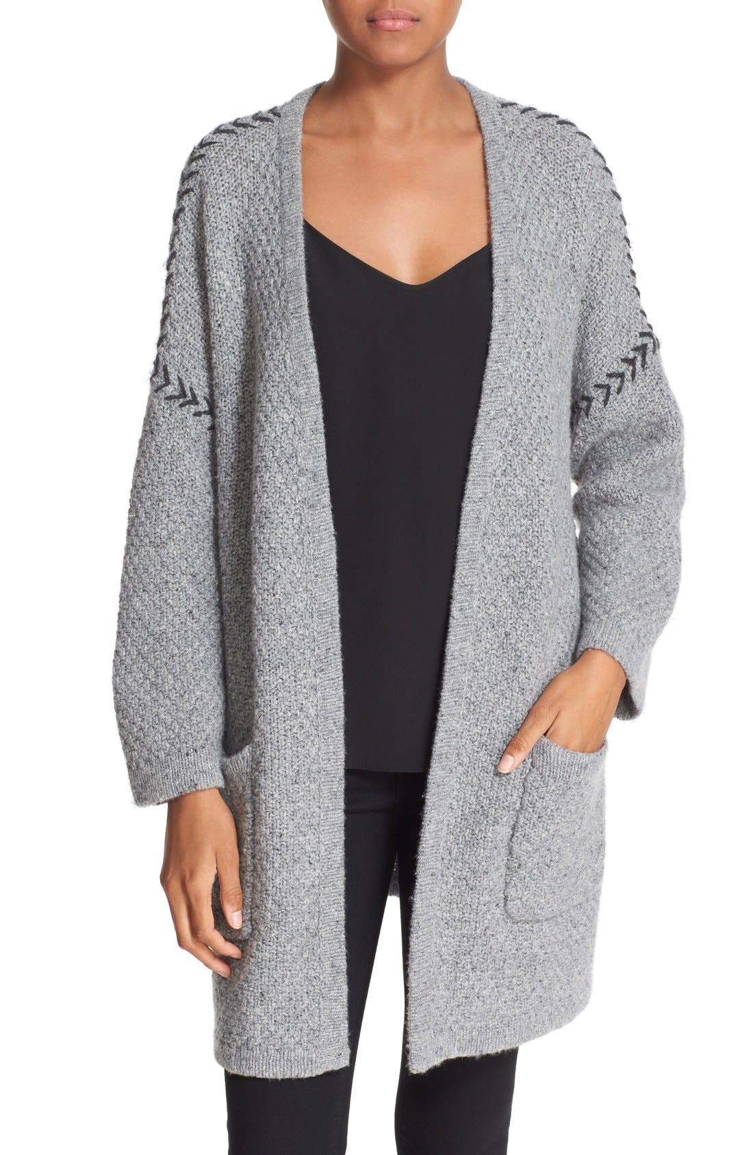 autumn cashmere Oversized Cashmere Open Cardigan Nordstrom