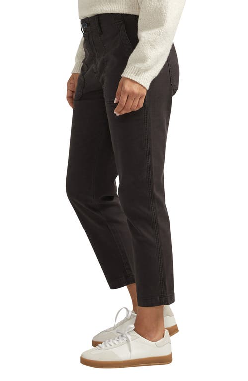 Shop Jag Jules Crop Utility Pants In Moonless Night