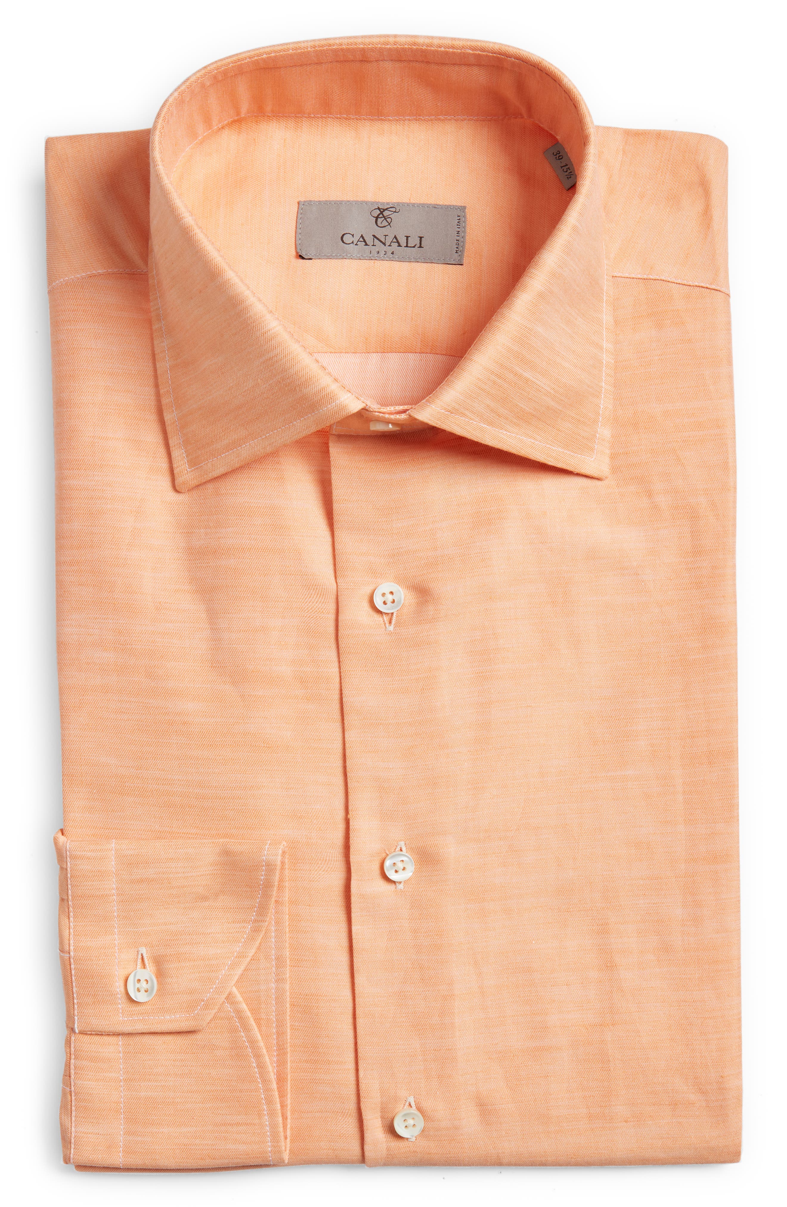 lite orange colour shirt